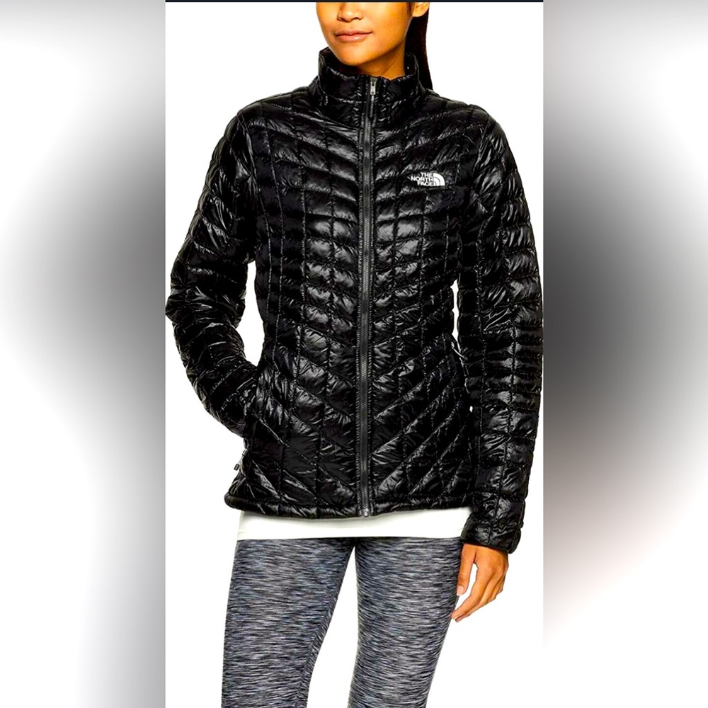 The North Face Black ThermoBall Womans Jacket, Size L